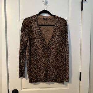 Talbots Cheetah Cardigan
